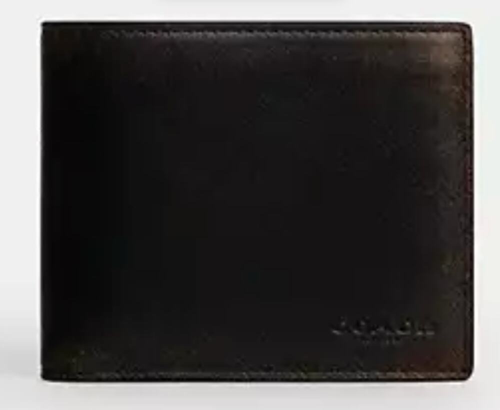 Coach 3-In-1 Wallet In Loved Leather Brown/Black